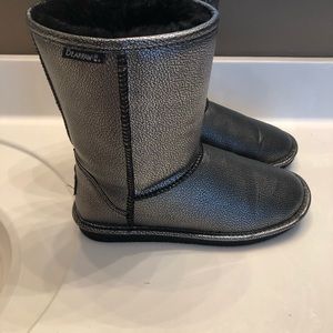 Metallic Bearpaw boots